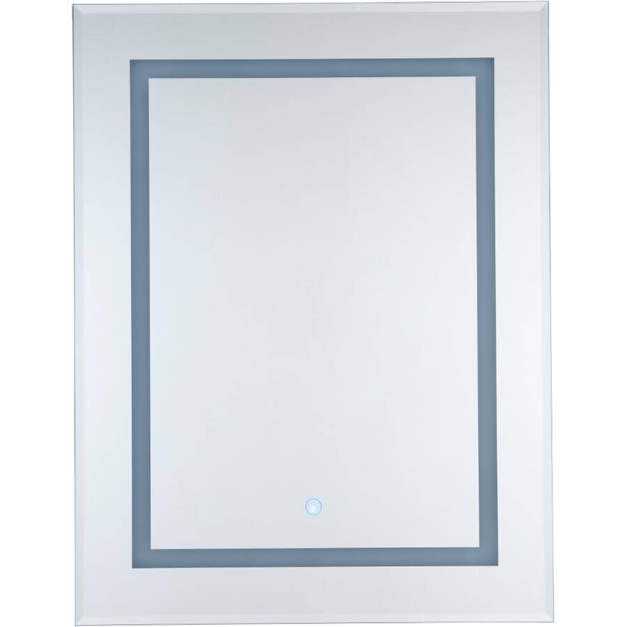 INSTYLE:20" x 26" Genesis Single Door Medicine Cabinet - Frameless with LED Lighting