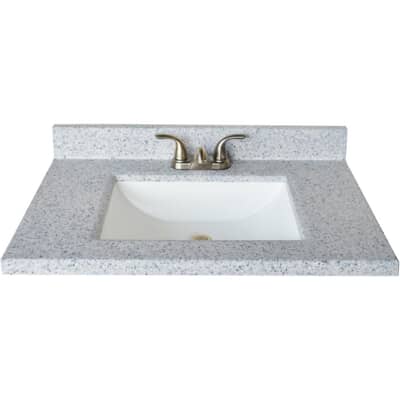 Cultured Granite Vanity Top, 36 X 22 Bathroom Vanity Top