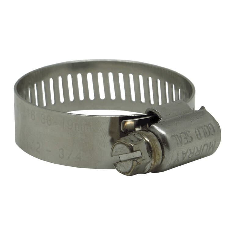 #16 1-1/4" Stainless Steel Hose Clamp