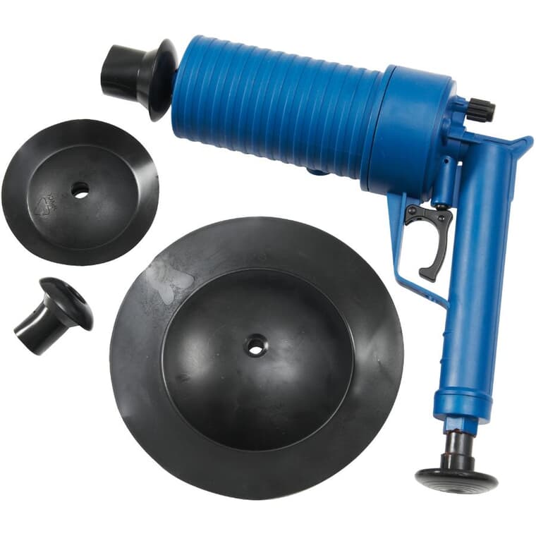 Pump Action Compressed Air Toilet Plunger