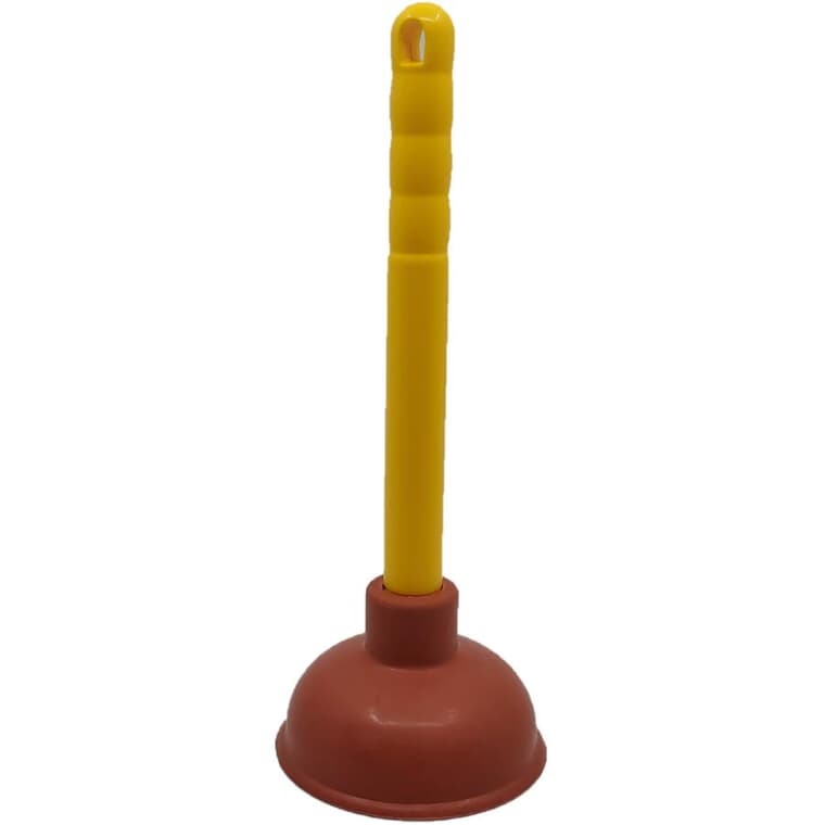 4" Toilet Plunger - Red
