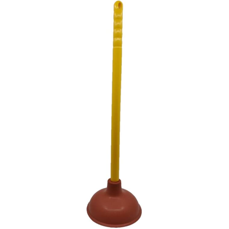 5-1/2" Toilet Plunger - Red