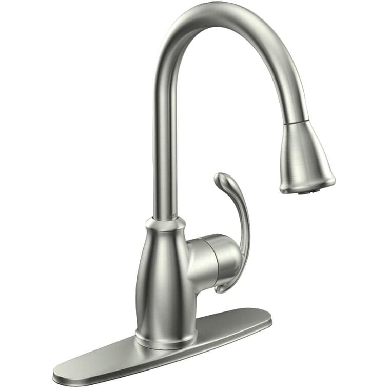 Terrace Single Handle Pull-Down Kitchen Faucet - Spot Resist Stainless Steel