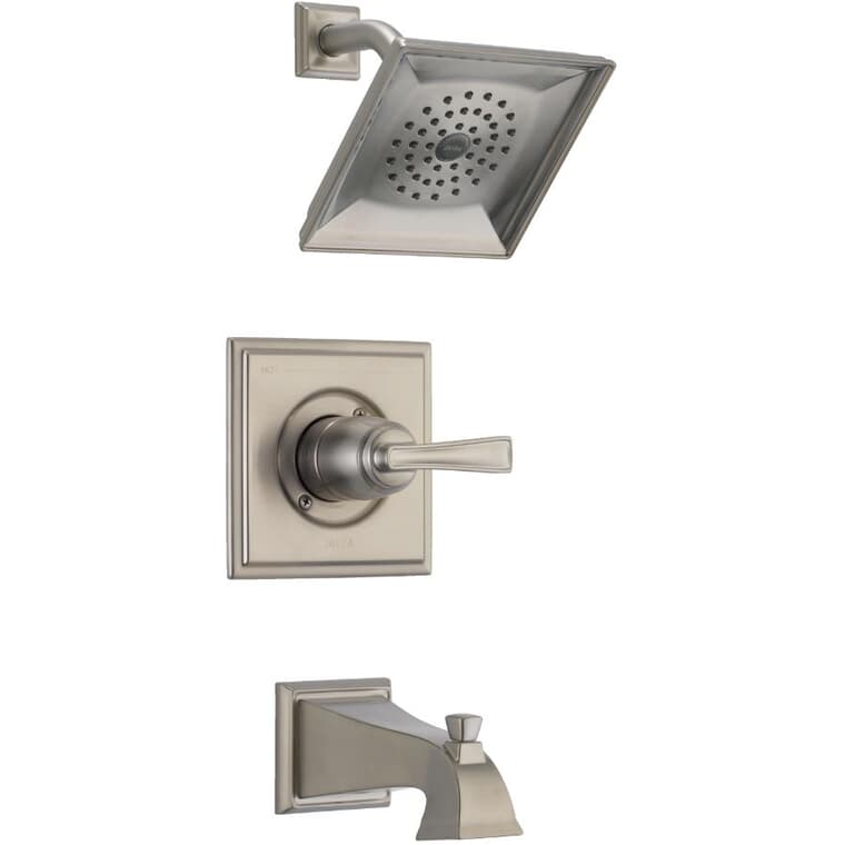 Lakewood Single Handle Pressure Balanced Tub & Shower Faucet - Spotshield Brushed Nickel
