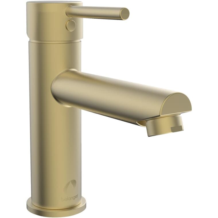 Delphi Single Handle Lavatory Faucet - Matte Gold