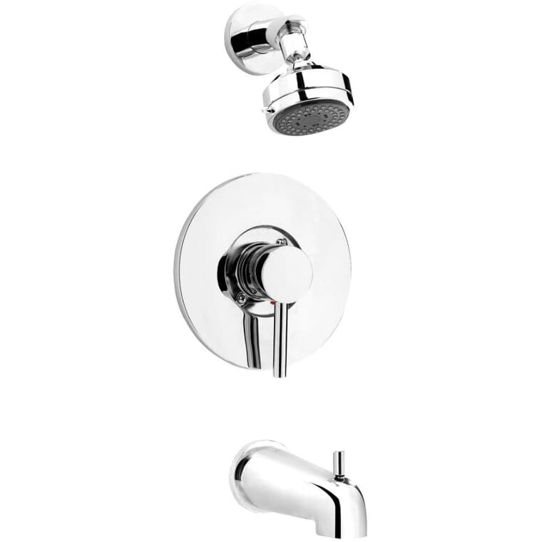 Delphi Single Handle Pressure Balanced Tub & Shower Faucet - Chrome