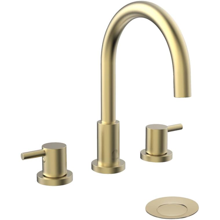 Delphi 2 Handle Widespread Lavatory Faucet - Matte Gold