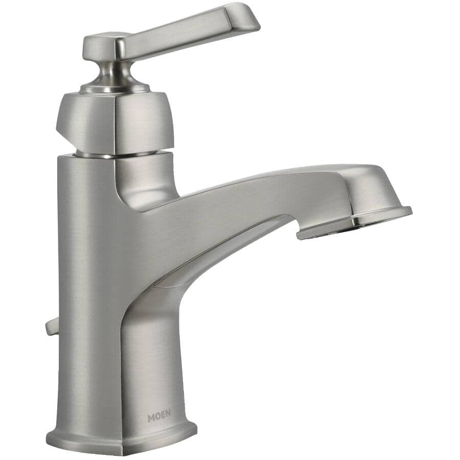 MOEN:Boardwalk Single Handle Lavatory Faucet - Spot Resist Brushed Nickel