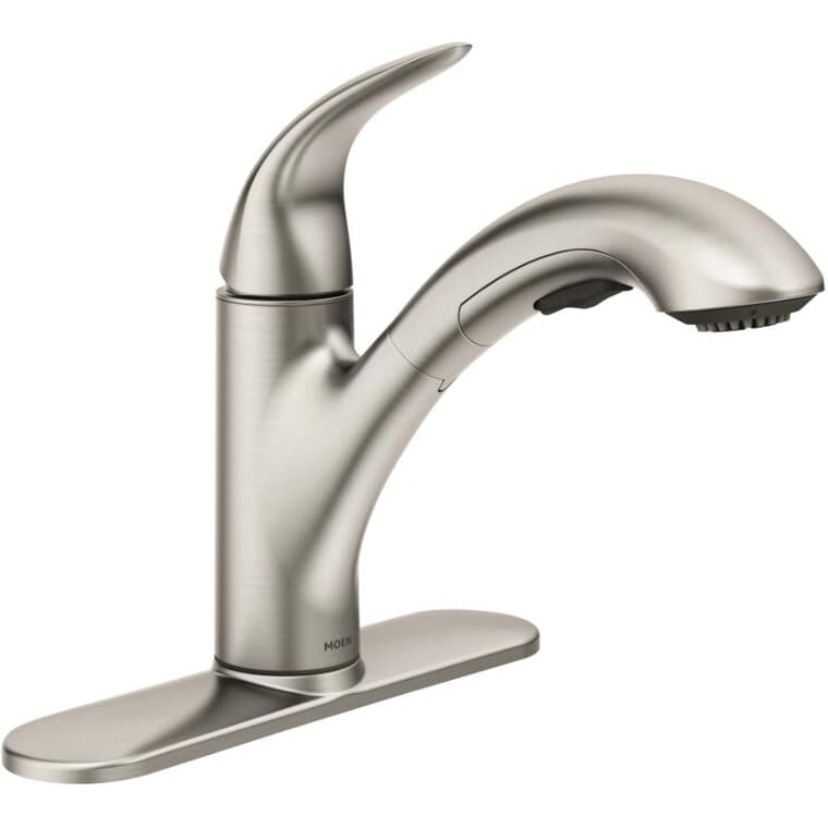 Medina Single Handle Pull-Out Kitchen Faucet - Spot Resist Stainless Steel