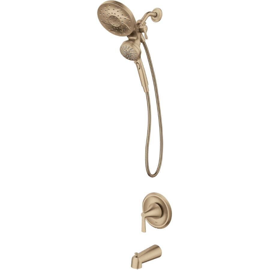 ⑧ GOLDEN HAND MOEN Mikah Single Handle Tub & Shower Faucet with Magnetix