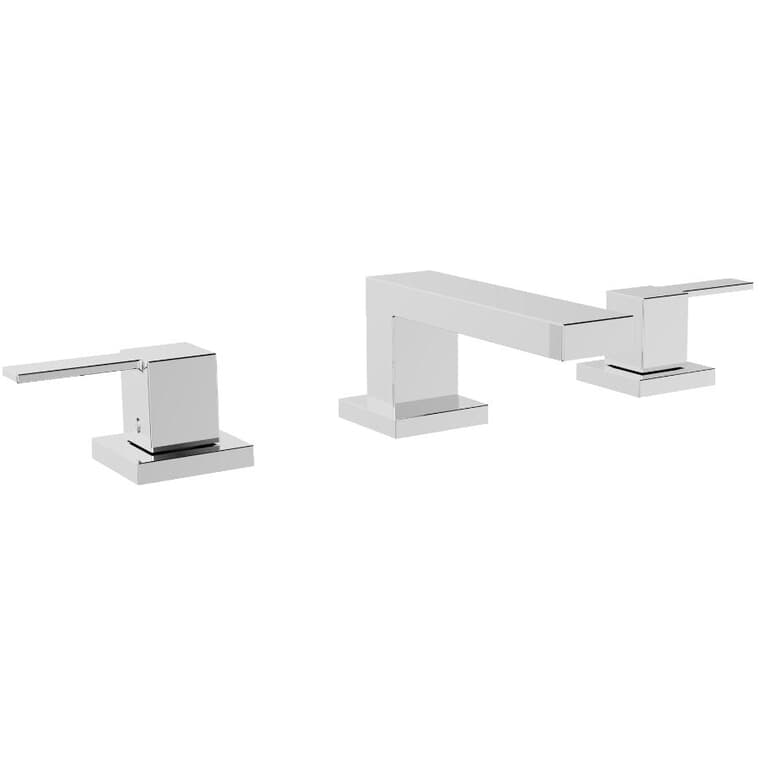 Quadrato 2 Handle Widespread Lavatory Faucet - Chrome