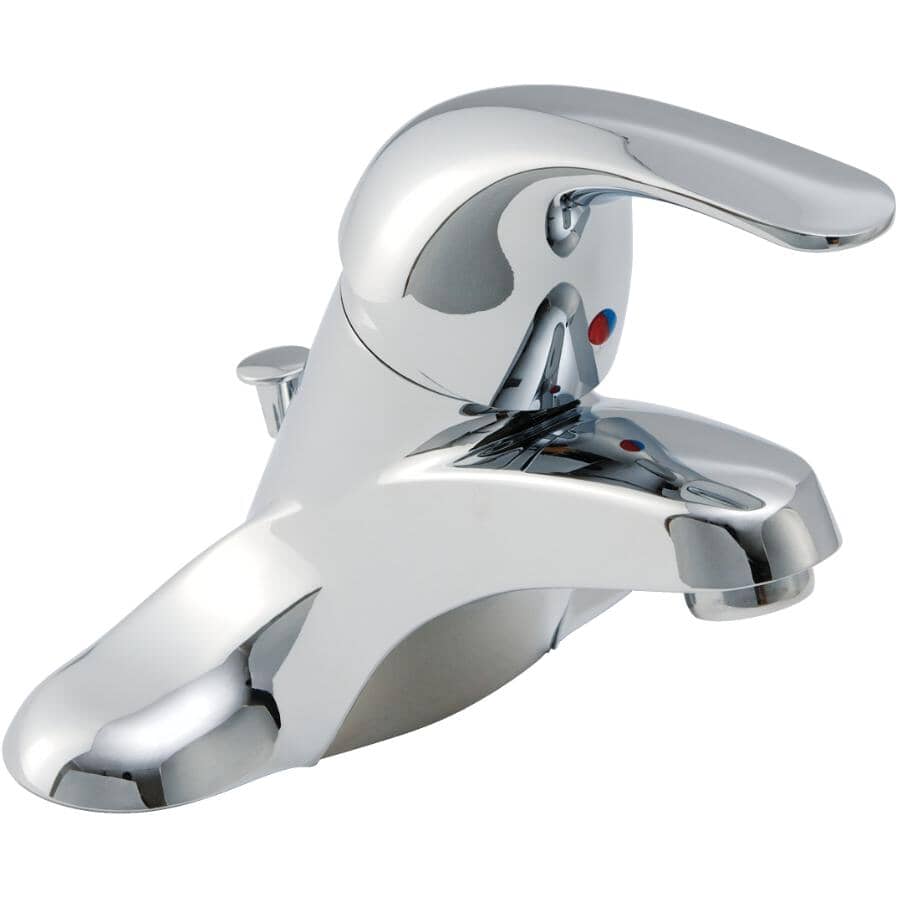 MOEN:Adler Single Handle Lavatory Faucet - with Lift Rod Drain, Chrome