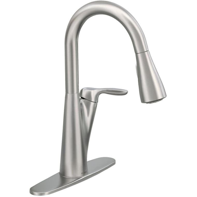Harlon Single Handle Pull-Down Kitchen Faucet - Spot Resist Stainless Steel