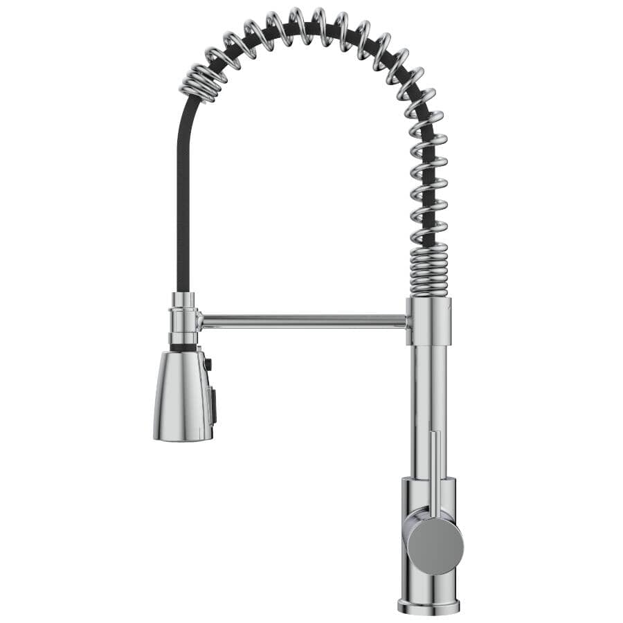 BÉLANGER ESSENTIAL Professio Single Handle Pull-Down Kitchen Faucet ...