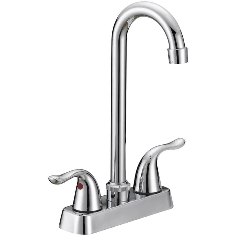 Merton 2 Handle Bar Faucet - Chrome