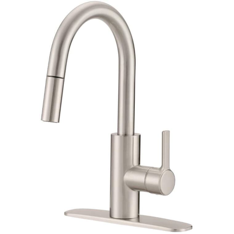 Adessa Single Handle Pull-Down Kitchen Faucet - Brushed Nickel