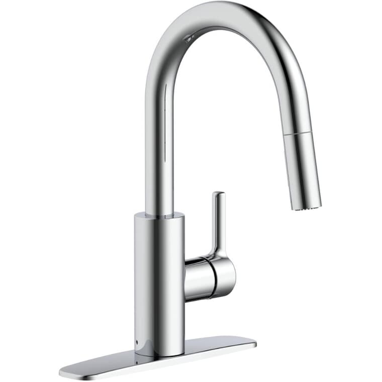 Adessa Single Handle Pull-Down Kitchen Faucet - Chrome