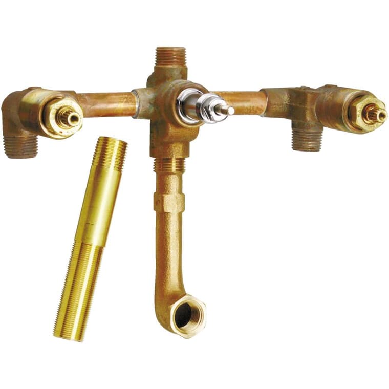 Tub & Shower Faucet Rough-In - Brass