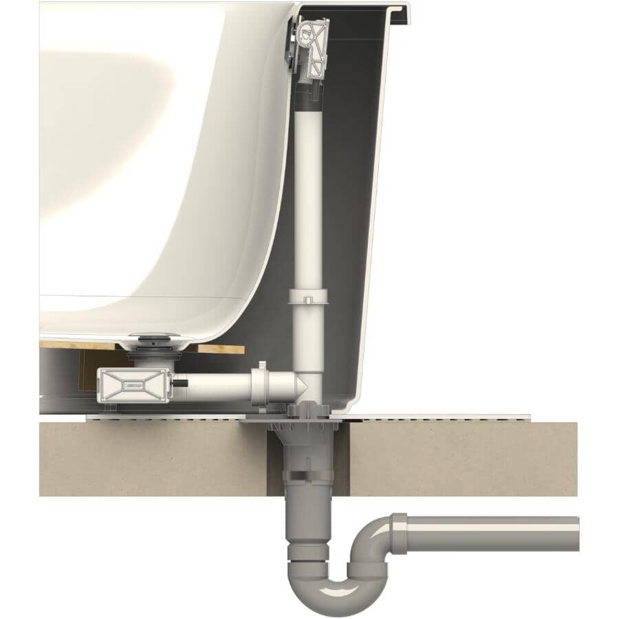 MAAX F2 Drain Kit for Freestanding Bathtubs | Home Hardware