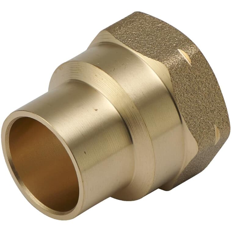 1/2" Copper x 1/2" FPT Brass Adapter