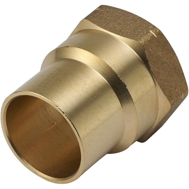 3/4" Copper x 3/4" FPT Brass Adapter