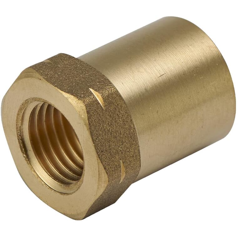1/2" Copper x 1/4" FPT Brass Adapter