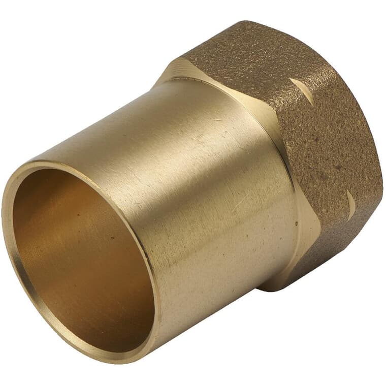3/4" Copper x 1/2" FPT Brass Adapter