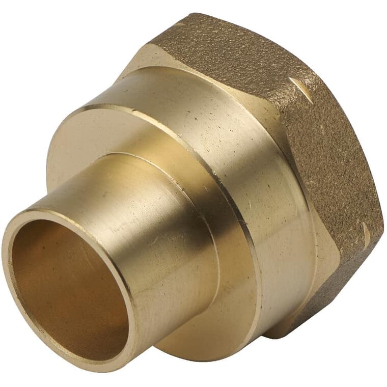 1/2" Copper x 3/4" FPT Brass Adapter