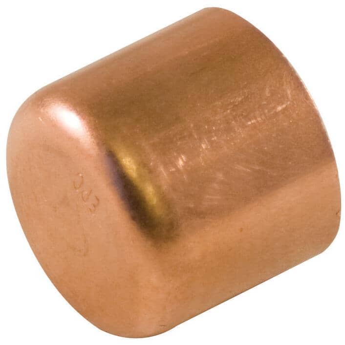 1/2” Copper Cap Sweat End Copper Pipe Fitting lot Of 25 