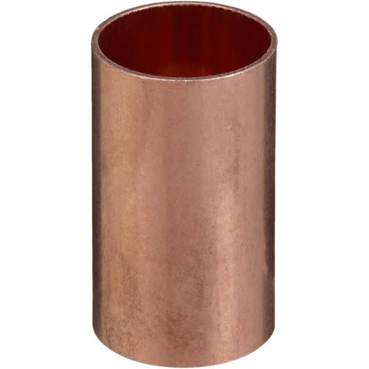 Raccord en cuivre de 3/4 po x 3/4 po pour tuyau en cuivre