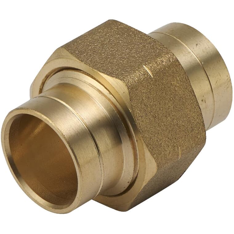 1/2" Brass Union for Copper Pipes