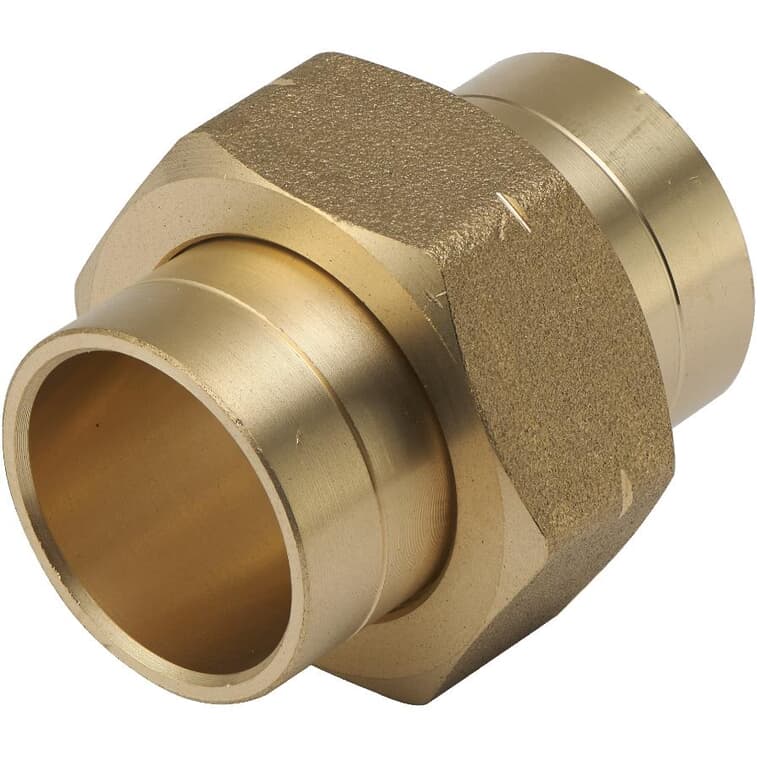3/4" Brass Union for Copper Pipes