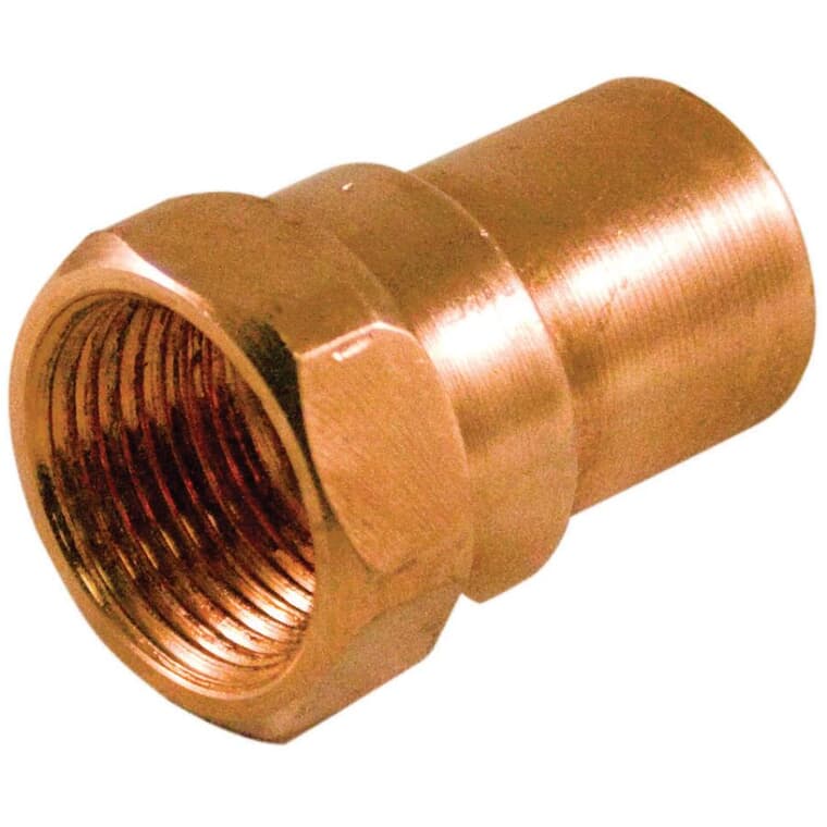 1" Copper x 1" Female Copper Adapter