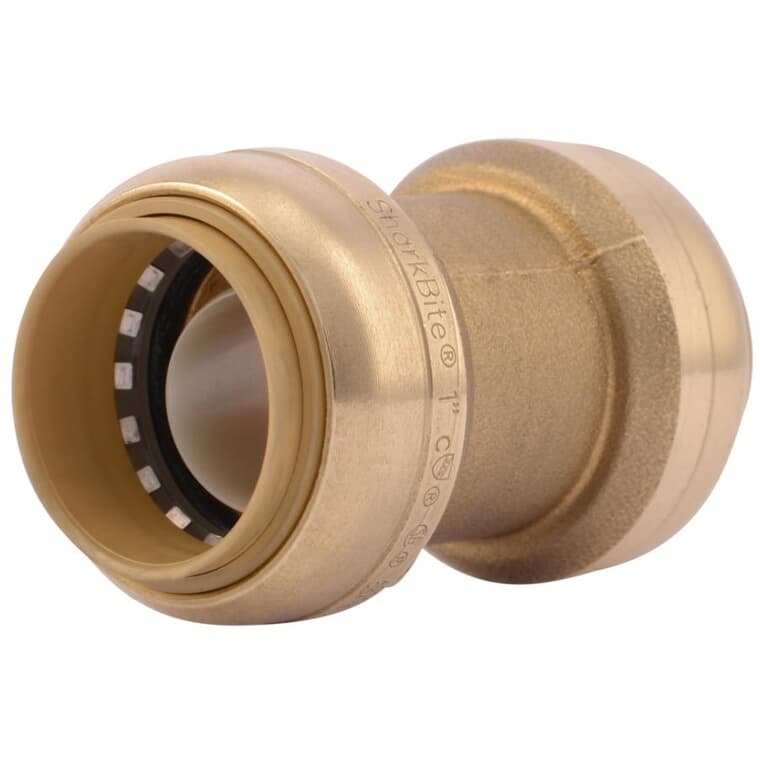 1" Push Fit Brass Coupling