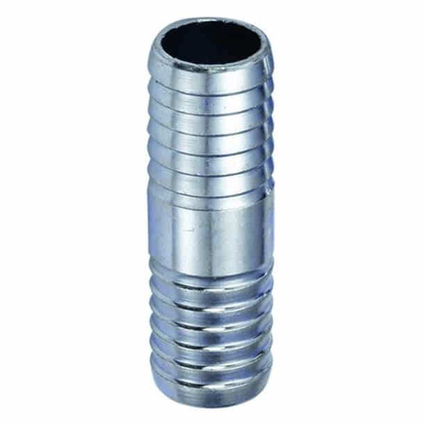 2-Inch Galvanized Steel Pipe Coupling - Heavy Duty Plumbing Fitting For Pipe Connections