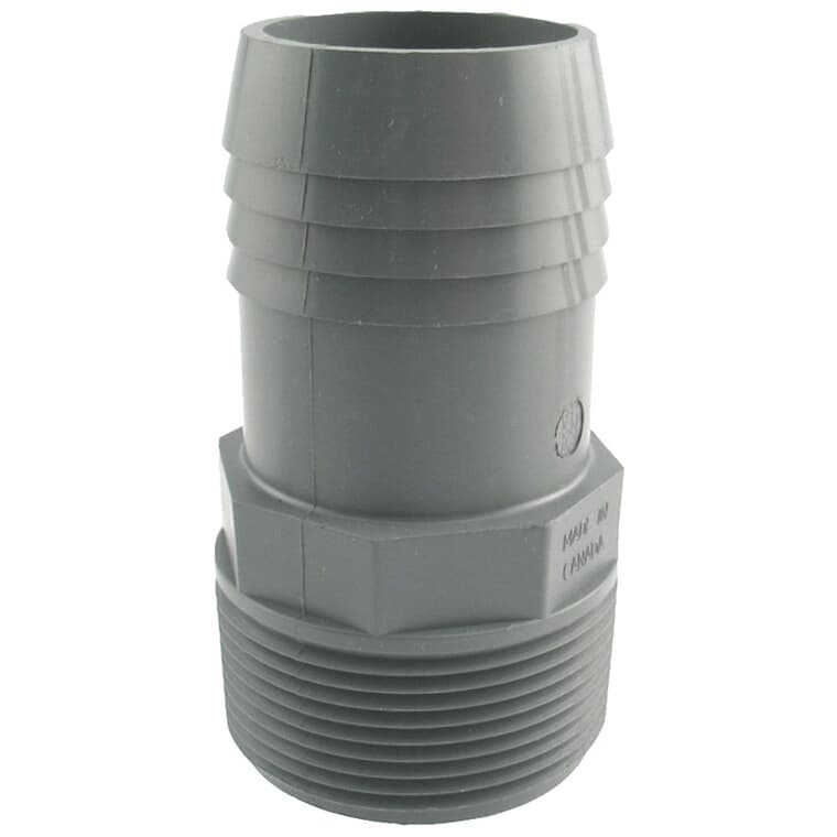 1-1/2" Insert x 1-1/2" MPT Poly Adapter
