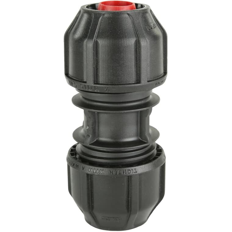1-1/4" x 1-1/4" Poly Pipe Coupling