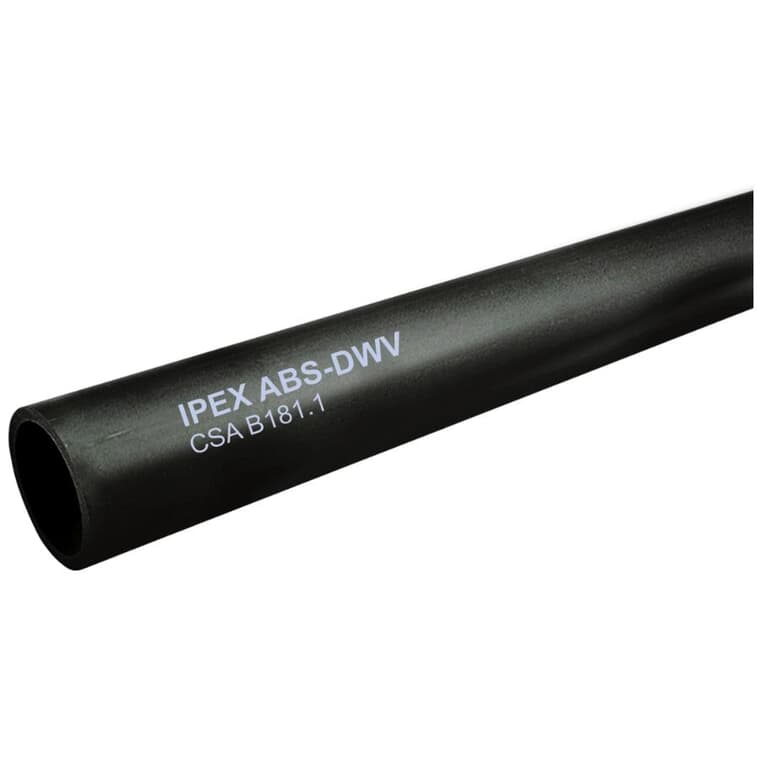 1-1/4" x 12' ABS DWV Pipe