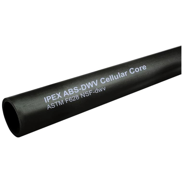 4" x 12' ABS DWV Cellcore Pipe