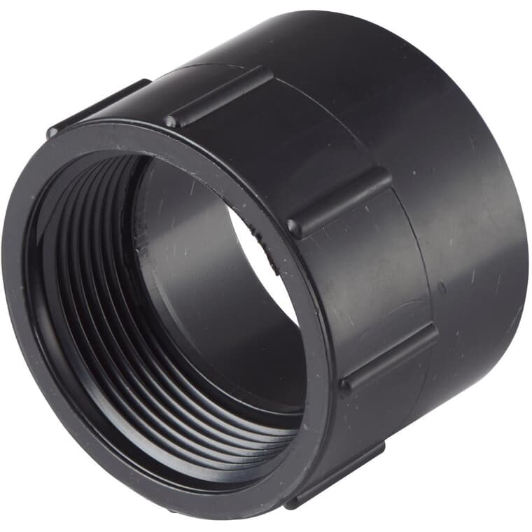 1-1/2" Hub x 1-1/2" FPT ABS Adapter