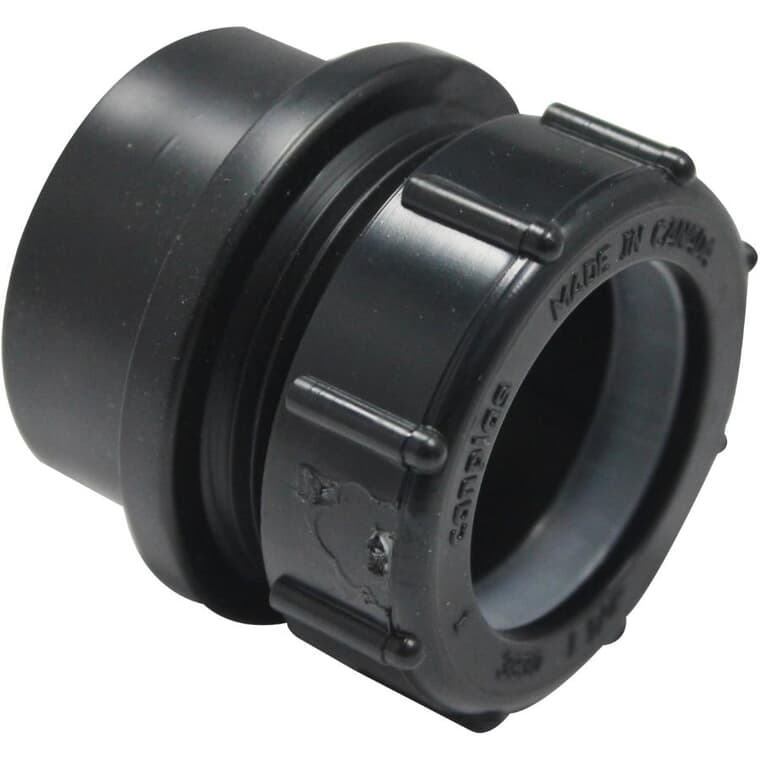 1-1/4" Slip x 1-1/4" MPT ABS P-Trap Adapter