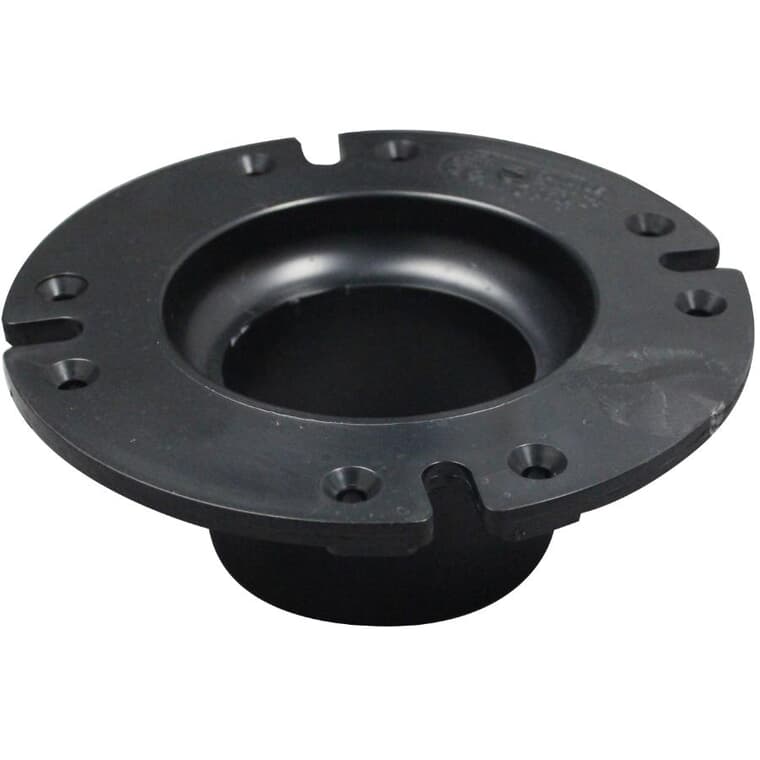 4" x 3" ABS Toilet Flange, with Spigot End