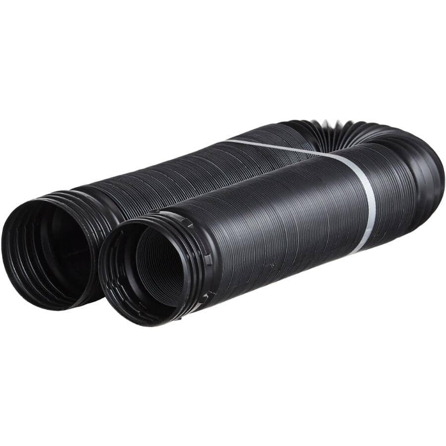 4&quot; x 12&#39; Expandable Solid Drain Pipe
