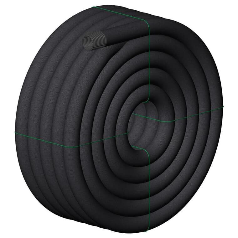 4" x 250' Corrugated Drain Pipe - with Filter