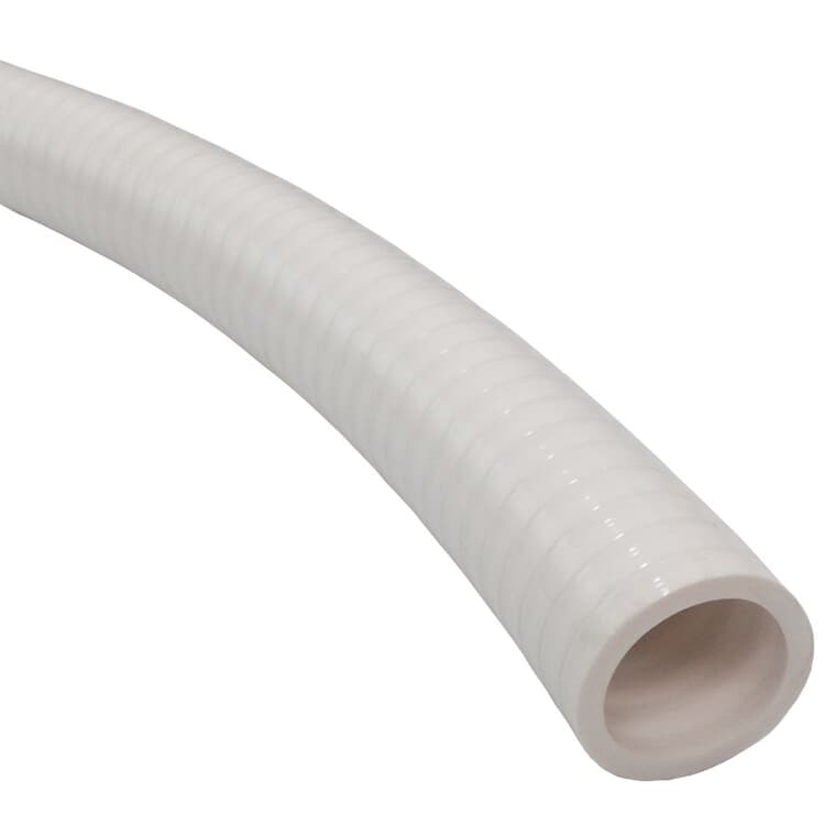 Tuyau de piscine de 1-1/2 po x 50 pi en PVC blanc