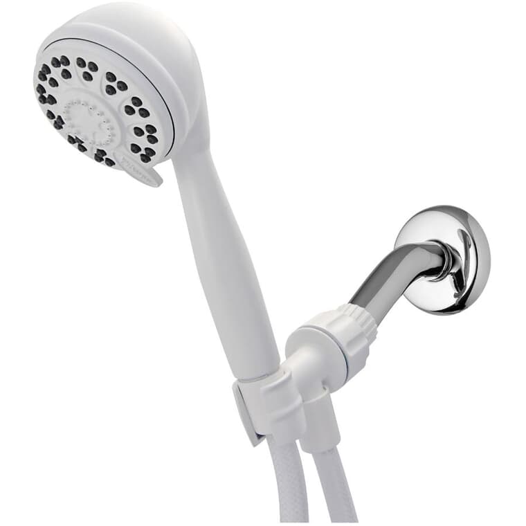 EcoFlow 4 Setting Handheld Showerhead - White