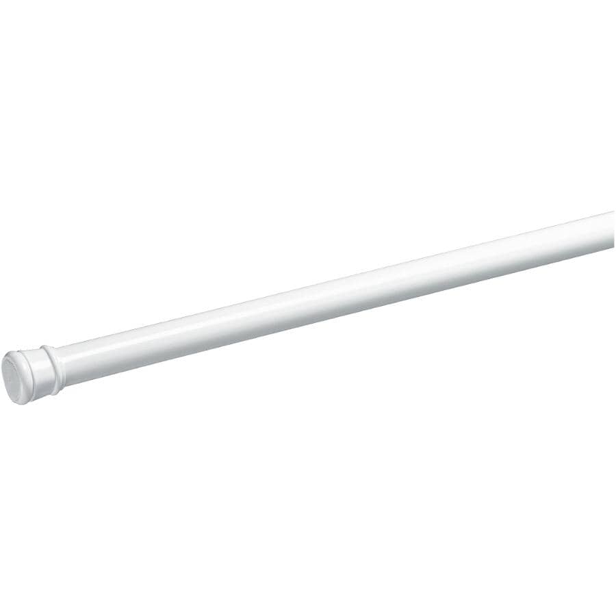 GENERIC:Adjustable Tension Shower Rod - White, 36" to 63"