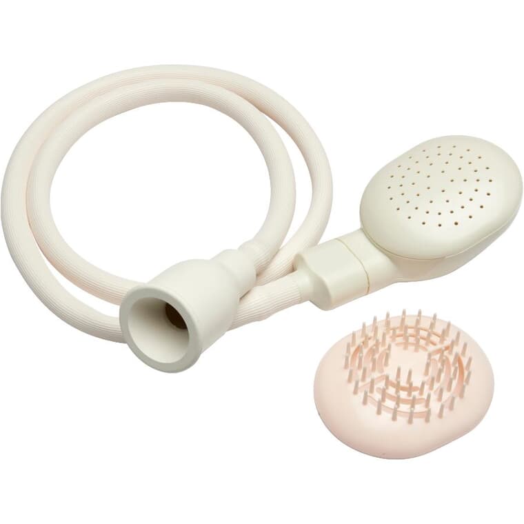 Portable Hand Shower - with Hose for Faucet