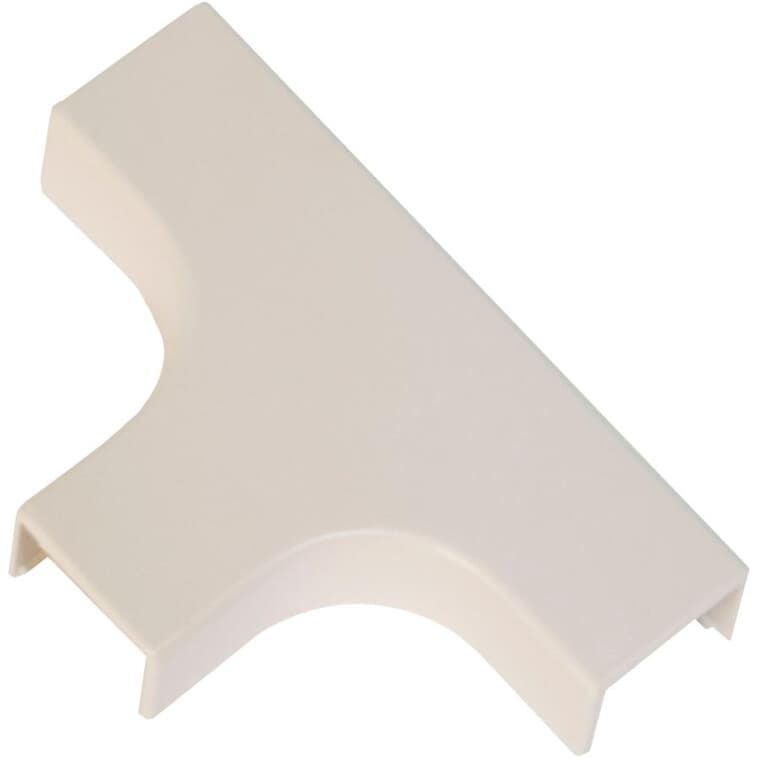 Large White Cord Conceal Tee Connector Fitting