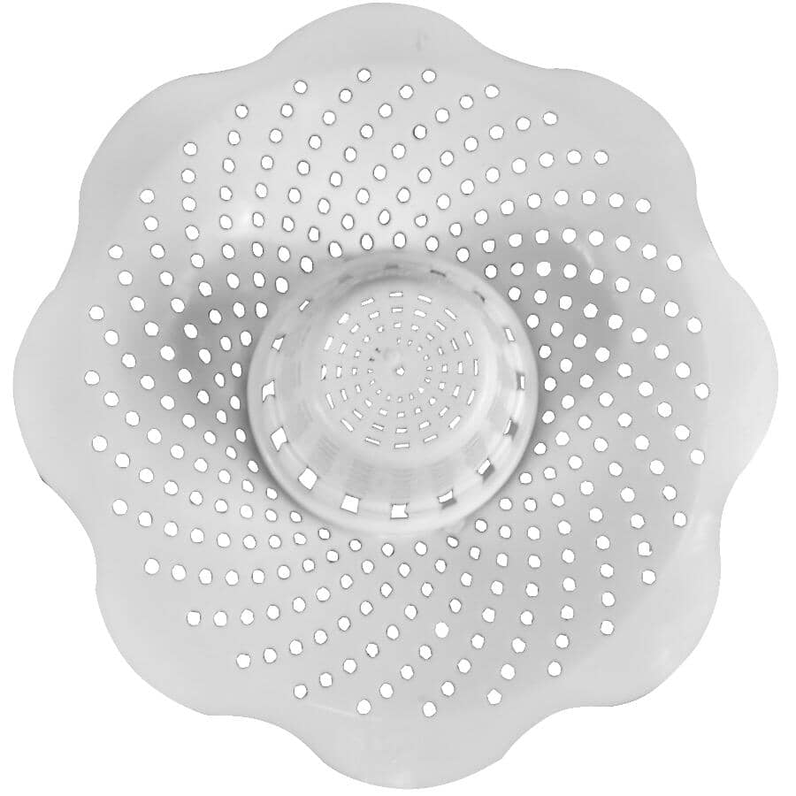 Lot De 100 Filtres Anti-Cheveux Pour Douche - 10x10cm, Adhésif Puissant, Pour Lavabo, Baignoire, Évier - 4